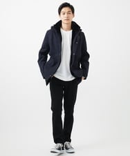 MKLAC04090 MK MICHEL KLEIN HOMME(MKミッシェルクランオム) 【色・サイズ残りわずか】ベーシックストレッチパンツ  ブラック