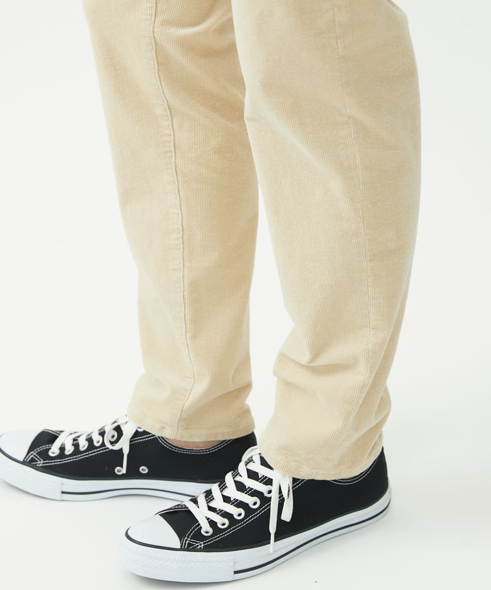 MKLAC11110 MK MICHEL KLEIN HOMME(MKミッシェルクランオム) 【残りわずか/在庫限り】ストレッチコールパンツ アイボリー