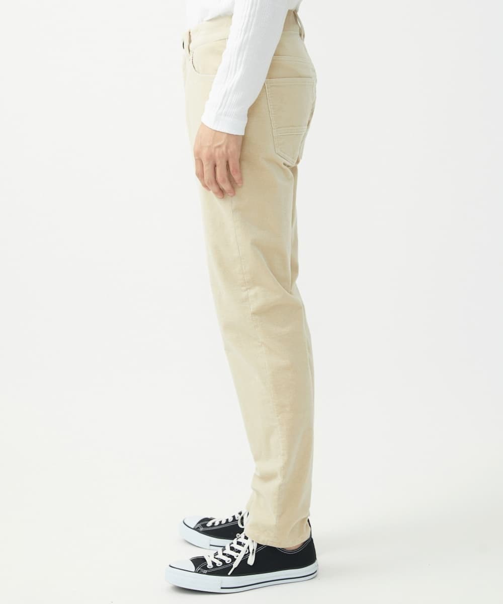 MKLAC11110 MK MICHEL KLEIN HOMME(MKミッシェルクランオム) 【残りわずか/在庫限り】ストレッチコールパンツ アイボリー