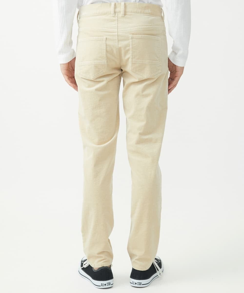 MKLAC11110 MK MICHEL KLEIN HOMME(MKミッシェルクランオム) 【残りわずか/在庫限り】ストレッチコールパンツ アイボリー