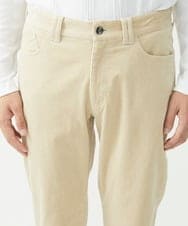 MKLAC11110 MK MICHEL KLEIN HOMME(MKミッシェルクランオム) 【残りわずか/在庫限り】ストレッチコールパンツ アイボリー