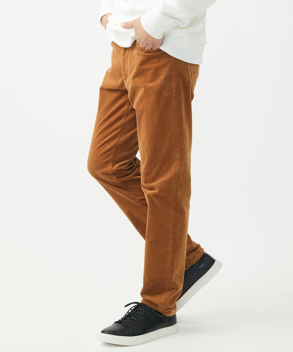 MKLAC11110 MK MICHEL KLEIN HOMME(MKミッシェルクランオム) 【残りわずか/在庫限り】ストレッチコールパンツ ベージュ