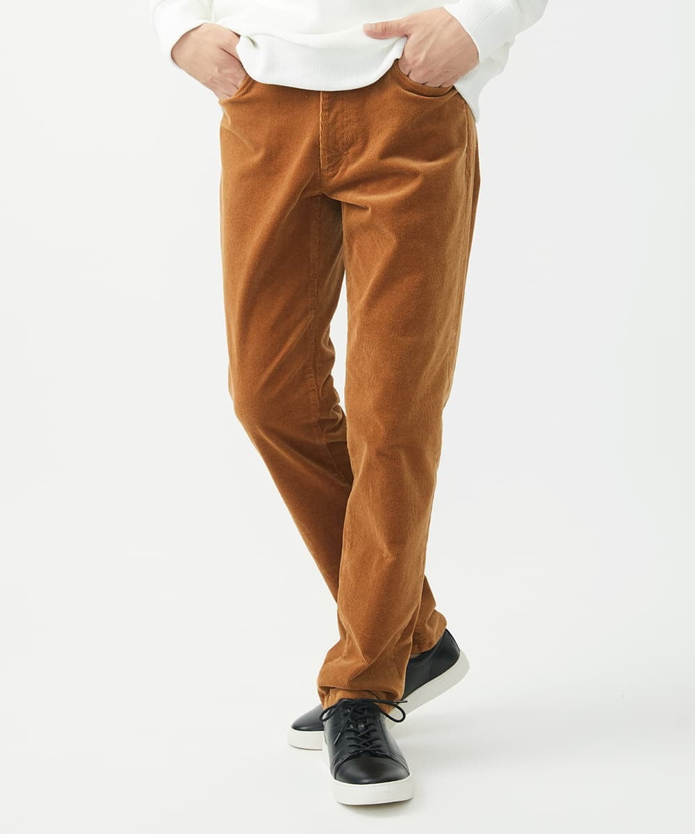 MKLAC11110 MK MICHEL KLEIN HOMME(MKミッシェルクランオム) 【残りわずか/在庫限り】ストレッチコールパンツ ベージュ