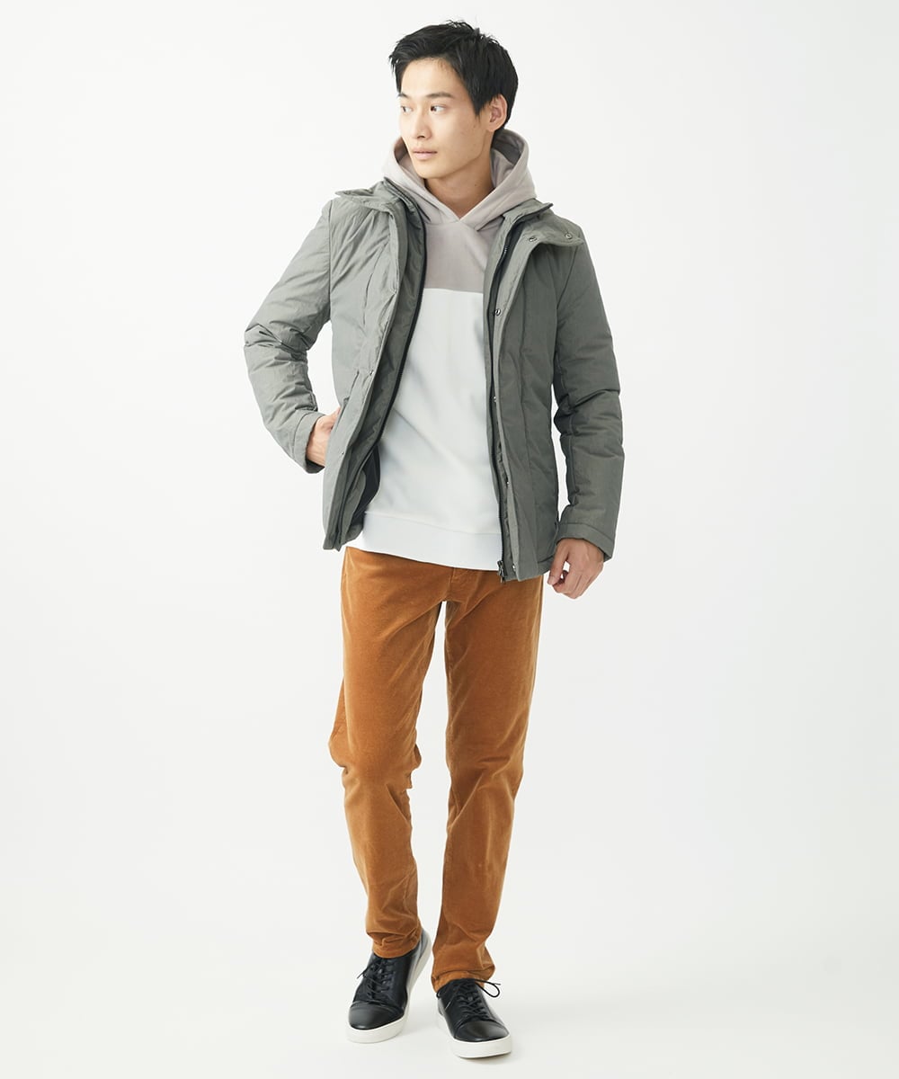 MKLAC11110 MK MICHEL KLEIN HOMME(MKミッシェルクランオム) 【残りわずか/在庫限り】ストレッチコールパンツ ベージュ