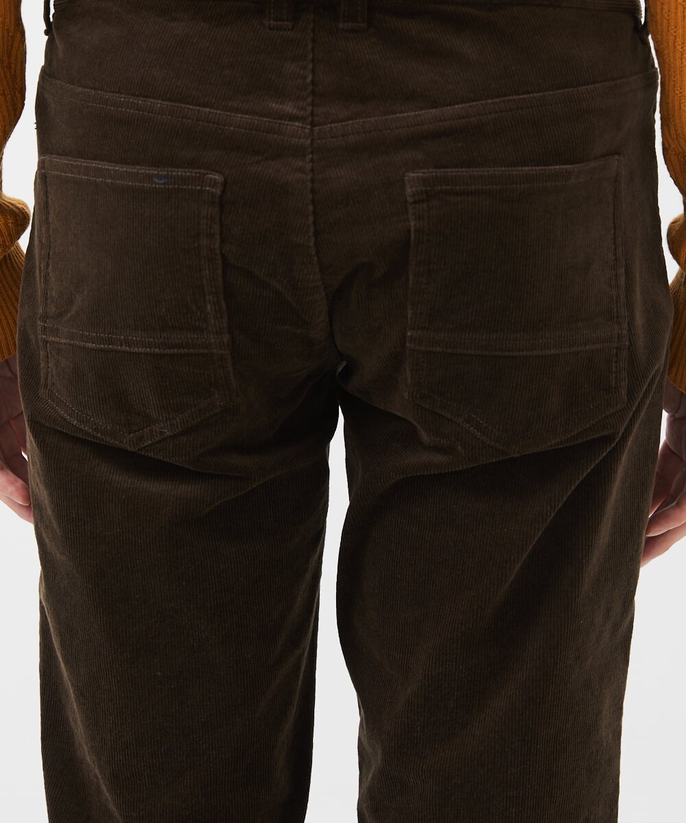 MKLAC11110 MK MICHEL KLEIN HOMME(MKミッシェルクランオム) 【残りわずか/在庫限り】ストレッチコールパンツ ブラウン