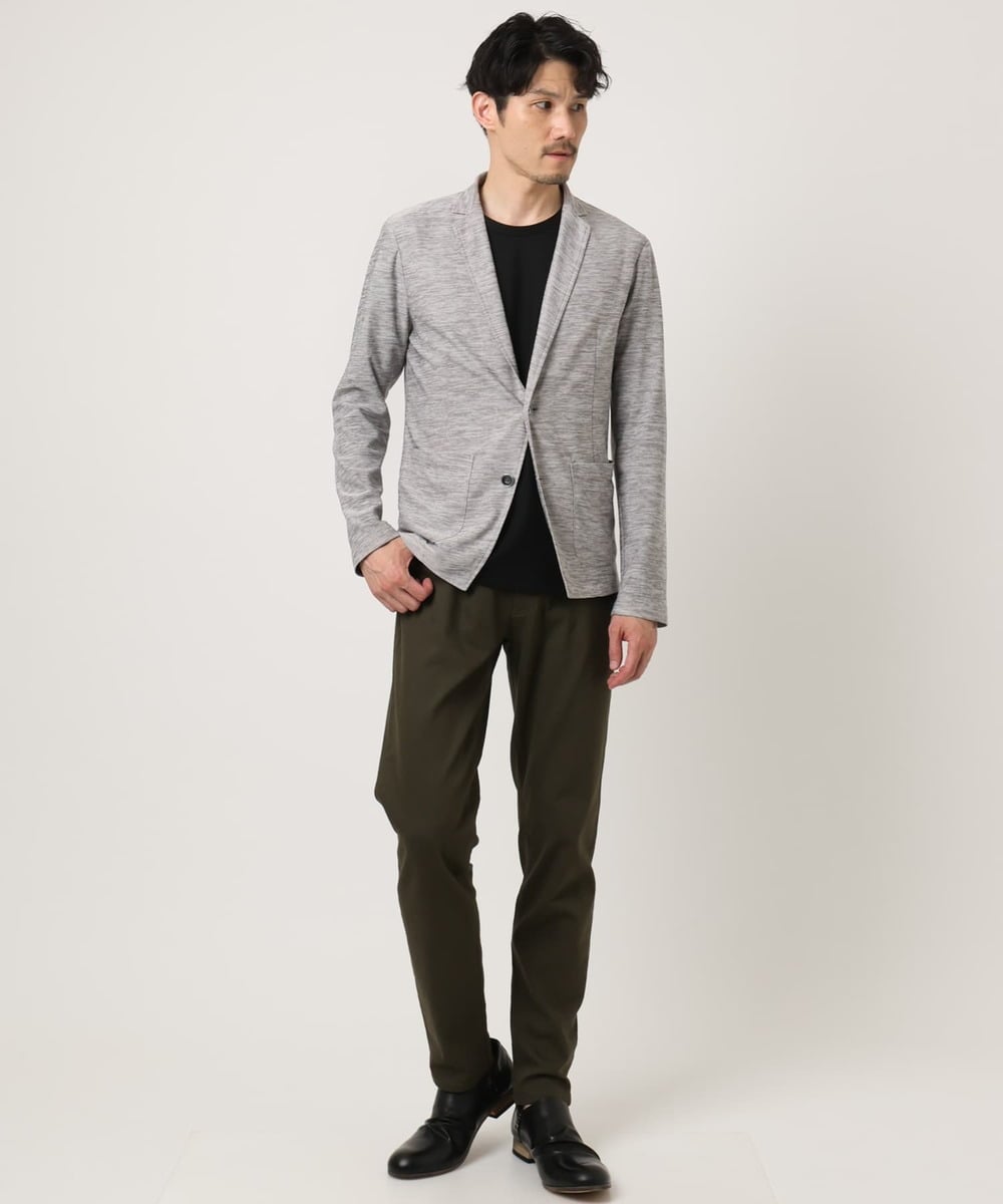 MKLAF03090 MK MICHEL KLEIN HOMME(MKミッシェルクランオム) 【5サイズ展開／強伸縮／超軽量】GUM（ガム）ストレッチパンツ カーキ