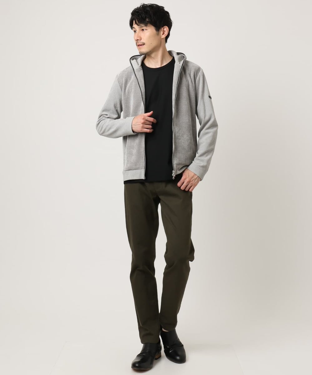 MKLAF03090 MK MICHEL KLEIN HOMME(MKミッシェルクランオム) 【5サイズ展開／強伸縮／超軽量】GUM（ガム）ストレッチパンツ カーキ
