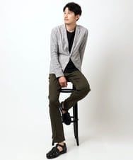MKLAF03090 MK MICHEL KLEIN HOMME(MKミッシェルクランオム) 【5サイズ展開／強伸縮／超軽量】GUM（ガム）ストレッチパンツ カーキ