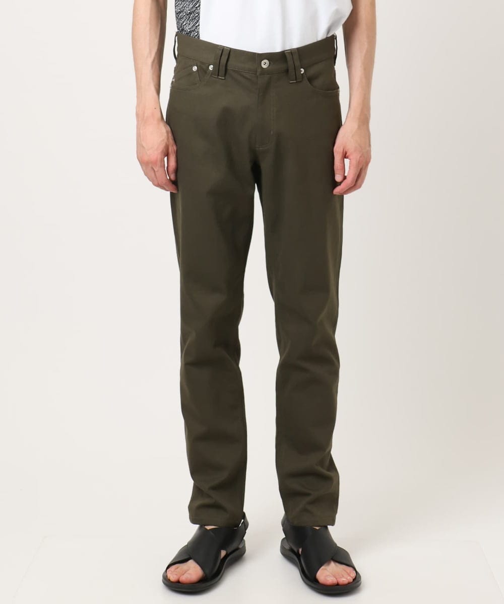 MKLAF03090 MK MICHEL KLEIN HOMME(MKミッシェルクランオム) 【5サイズ展開／強伸縮／超軽量】GUM（ガム）ストレッチパンツ カーキ