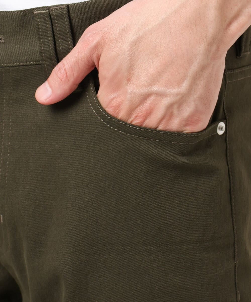MKLAF03090 MK MICHEL KLEIN HOMME(MKミッシェルクランオム) 【5サイズ展開／強伸縮／超軽量】GUM（ガム）ストレッチパンツ カーキ