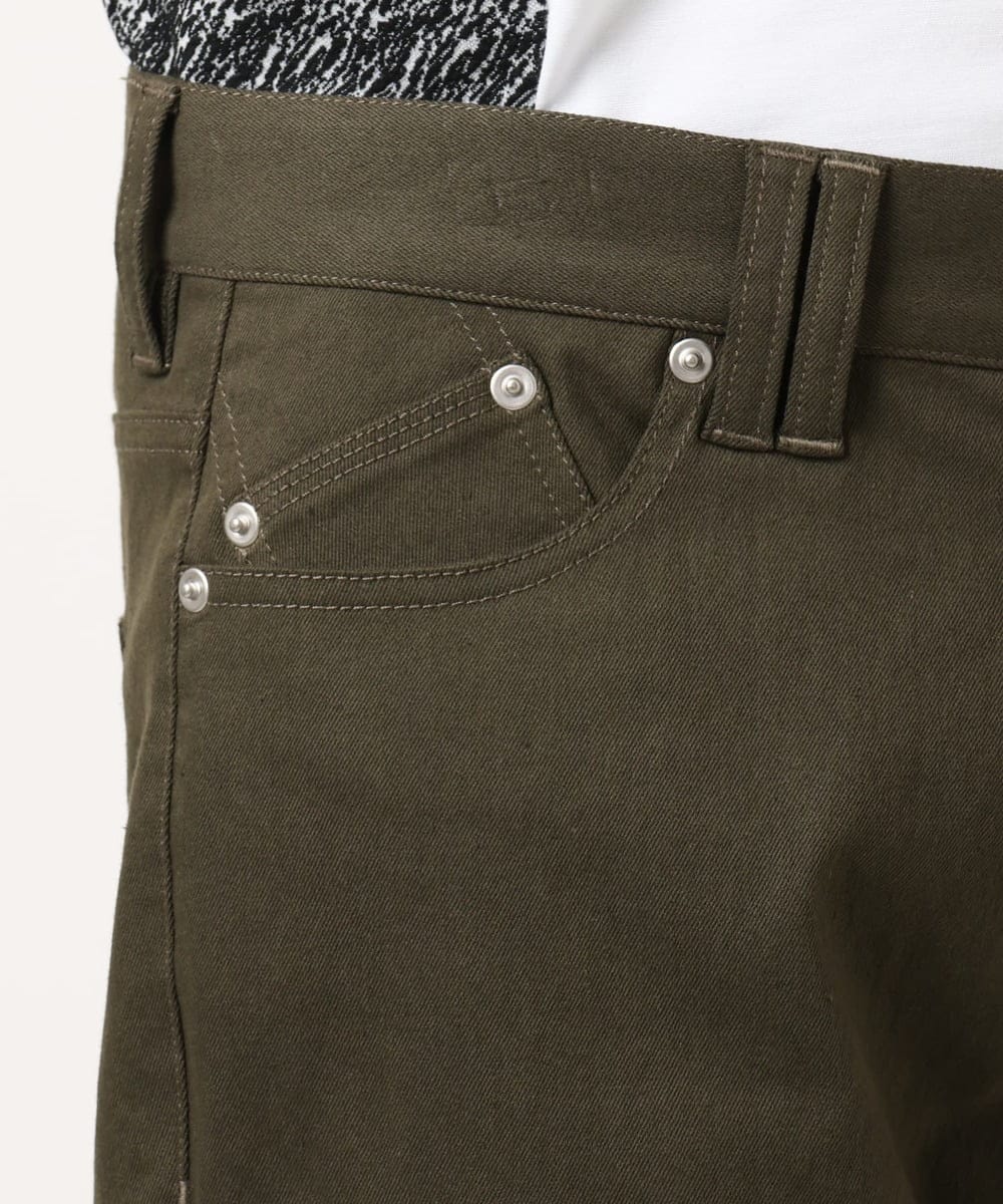 MKLAF03090 MK MICHEL KLEIN HOMME(MKミッシェルクランオム) 【5サイズ展開／強伸縮／超軽量】GUM（ガム）ストレッチパンツ カーキ