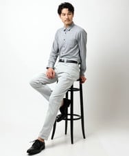 MKLAF03090 MK MICHEL KLEIN HOMME(MKミッシェルクランオム) 【5サイズ展開／強伸縮／超軽量】GUM（ガム）ストレッチパンツ ホワイト