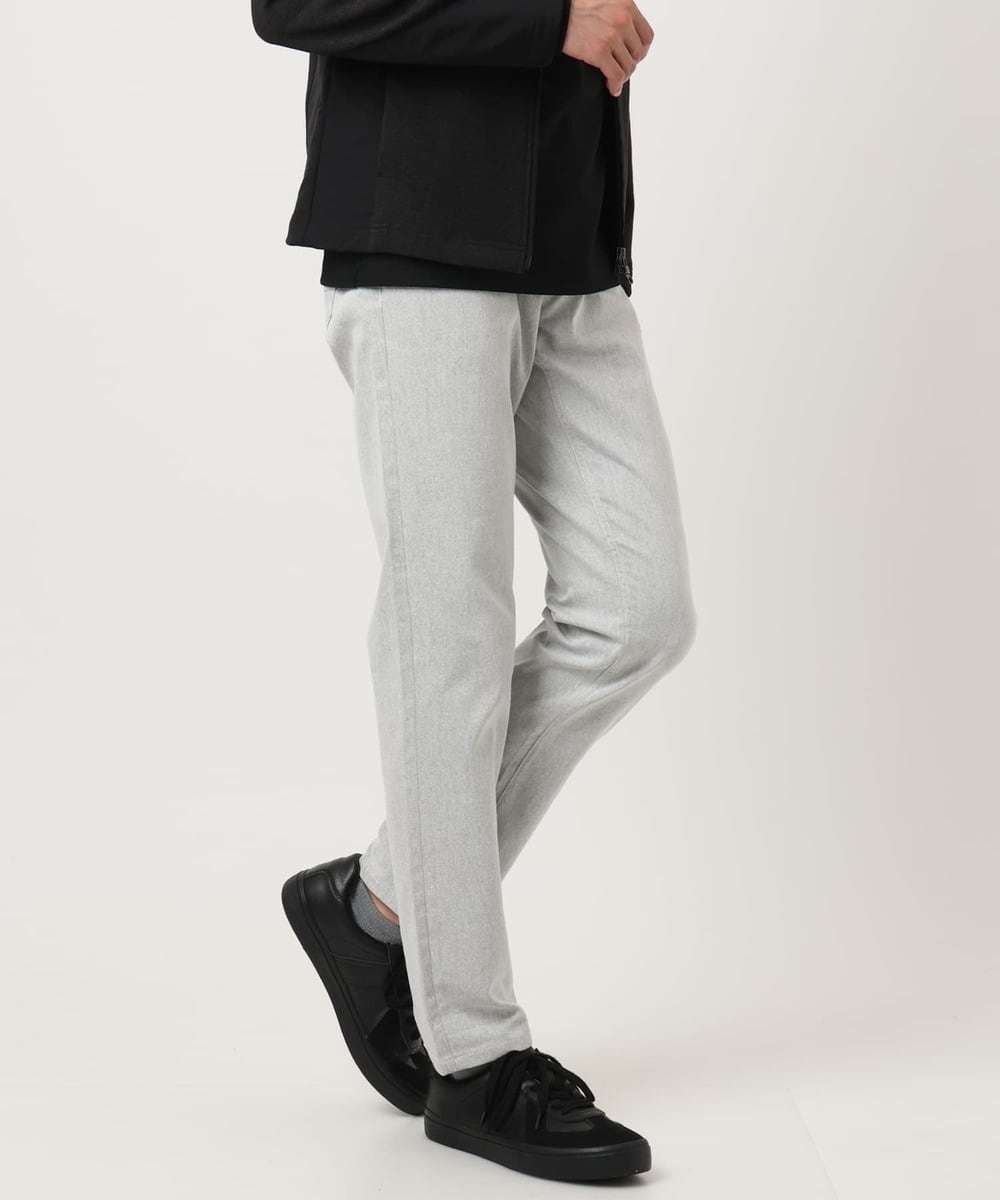 MKLAF03090 MK MICHEL KLEIN HOMME(MKミッシェルクランオム) 【5サイズ展開／強伸縮／超軽量】GUM（ガム）ストレッチパンツ ホワイト