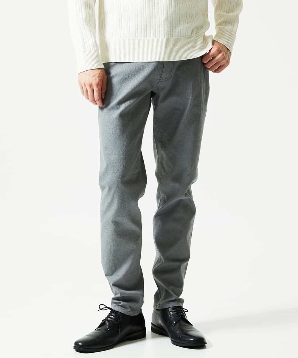 MKLAF03090 MK MICHEL KLEIN HOMME(MKミッシェルクランオム) 【5サイズ展開／強伸縮／超軽量】GUM（ガム）ストレッチパンツ グレー
