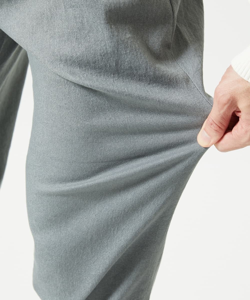 MKLAF03090 MK MICHEL KLEIN HOMME(MKミッシェルクランオム) 【5サイズ展開／強伸縮／超軽量】GUM（ガム）ストレッチパンツ グレー