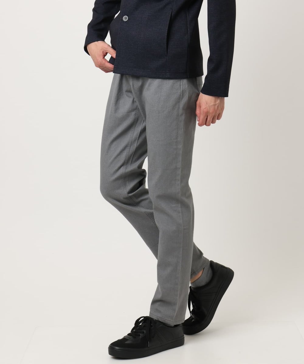 MKLAF03090 MK MICHEL KLEIN HOMME(MKミッシェルクランオム) 【5サイズ展開／強伸縮／超軽量】GUM（ガム）ストレッチパンツ グレー