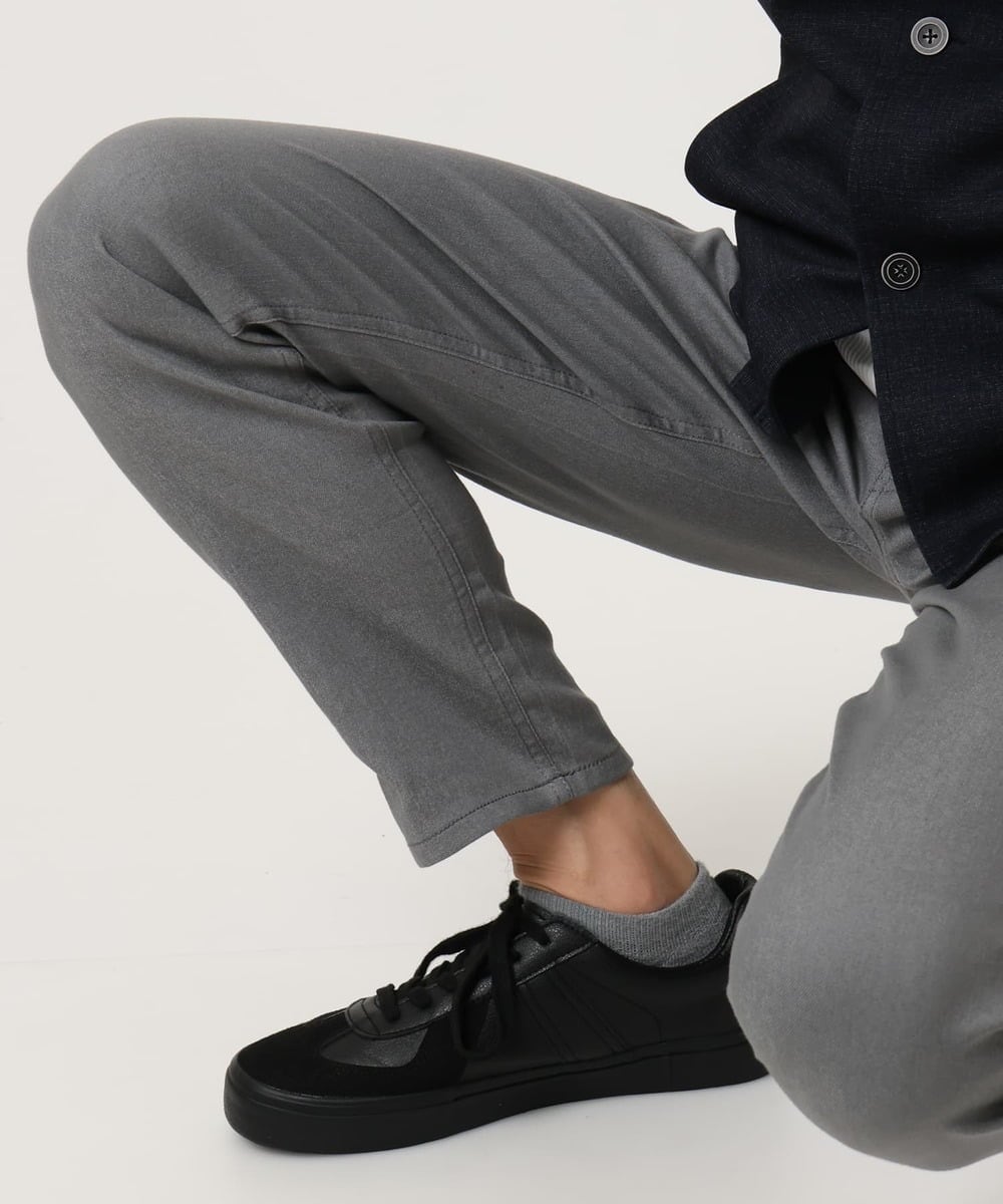 MKLAF03090 MK MICHEL KLEIN HOMME(MKミッシェルクランオム) 【5サイズ展開／強伸縮／超軽量】GUM（ガム）ストレッチパンツ グレー
