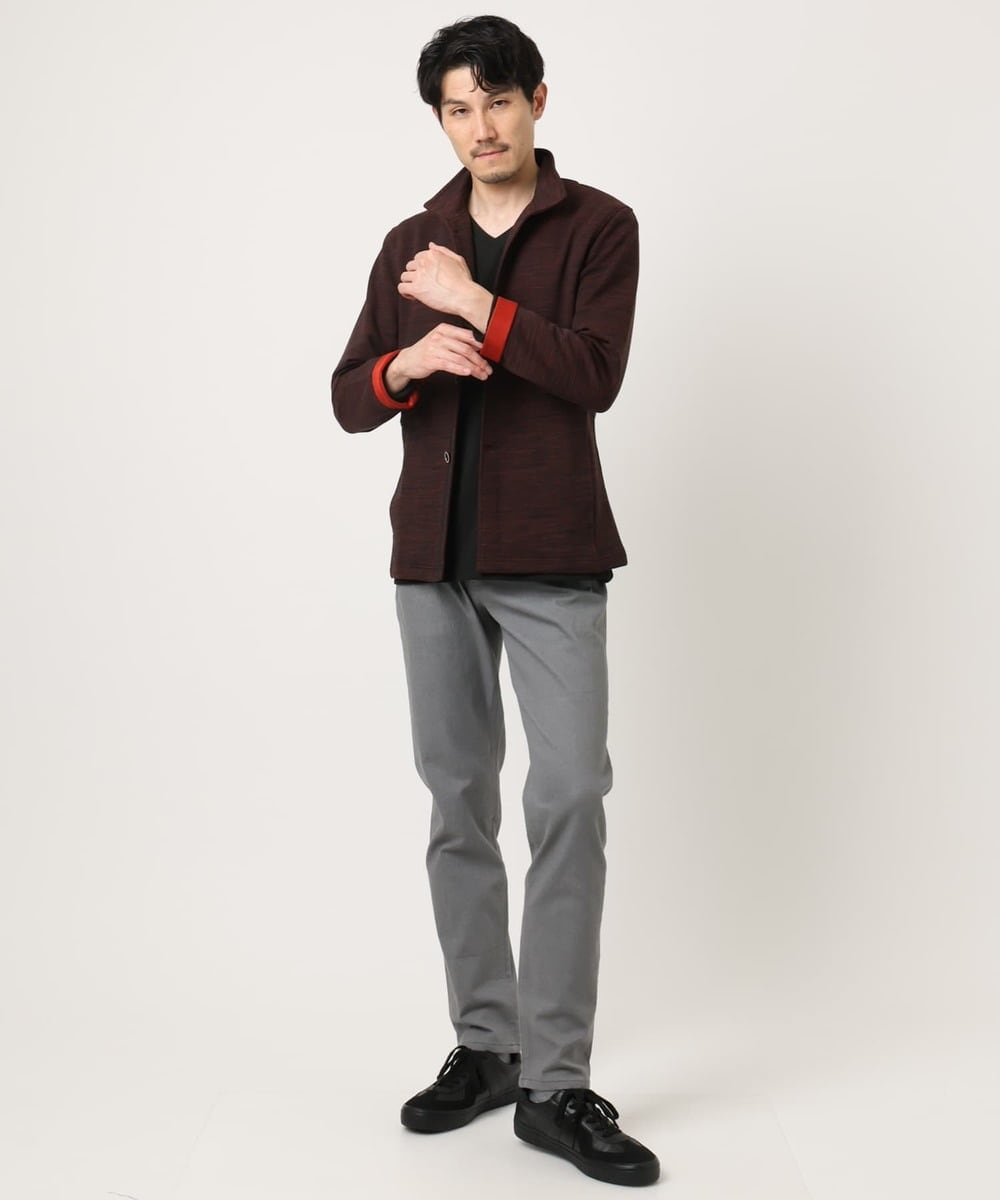 MKLAF03090 MK MICHEL KLEIN HOMME(MKミッシェルクランオム) 【5サイズ展開／強伸縮／超軽量】GUM（ガム）ストレッチパンツ グレー