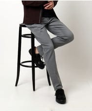 MKLAF03090 MK MICHEL KLEIN HOMME(MKミッシェルクランオム) 【5サイズ展開／強伸縮／超軽量】GUM（ガム）ストレッチパンツ グレー