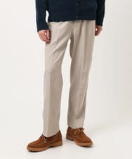 MKLAF14120 MK MICHEL KLEIN HOMME(MKミッシェルクランオム) 【オンオフ兼用】ストレッチワイドスラックス アイボリー