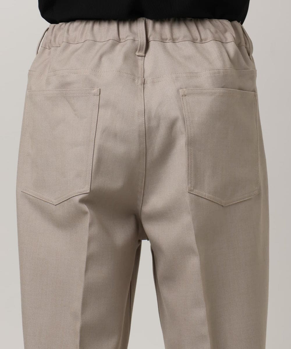 MKLAF14120 MK MICHEL KLEIN HOMME(MKミッシェルクランオム) 【オンオフ兼用】ストレッチワイドスラックス アイボリー
