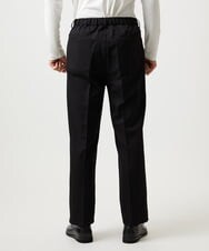 MKLAF14120 MK MICHEL KLEIN HOMME(MKミッシェルクランオム) 【オンオフ兼用】ストレッチワイドスラックス ブラック