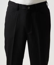 MKLAF14120 MK MICHEL KLEIN HOMME(MKミッシェルクランオム) 【オンオフ兼用】ストレッチワイドスラックス ブラック