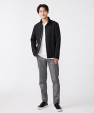 MKLAV57120 MK MICHEL KLEIN HOMME(MKミッシェルクランオム) NEWベーシックパンツ / MAGICストレッチヘリンボーン ダークグレー(93)