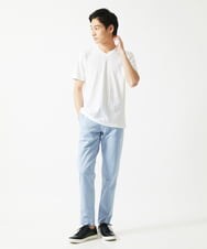 MKLGA51150 MK MICHEL KLEIN HOMME(MKミッシェルクランオム) 【４サイズ／洗える／日本製生地】シルキーモクロディスラックス ブルー
