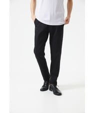 MKLGA51150 MK MICHEL KLEIN HOMME(MKミッシェルクランオム) 【４サイズ／洗える／日本製生地】シルキーモクロディスラックス ブラック