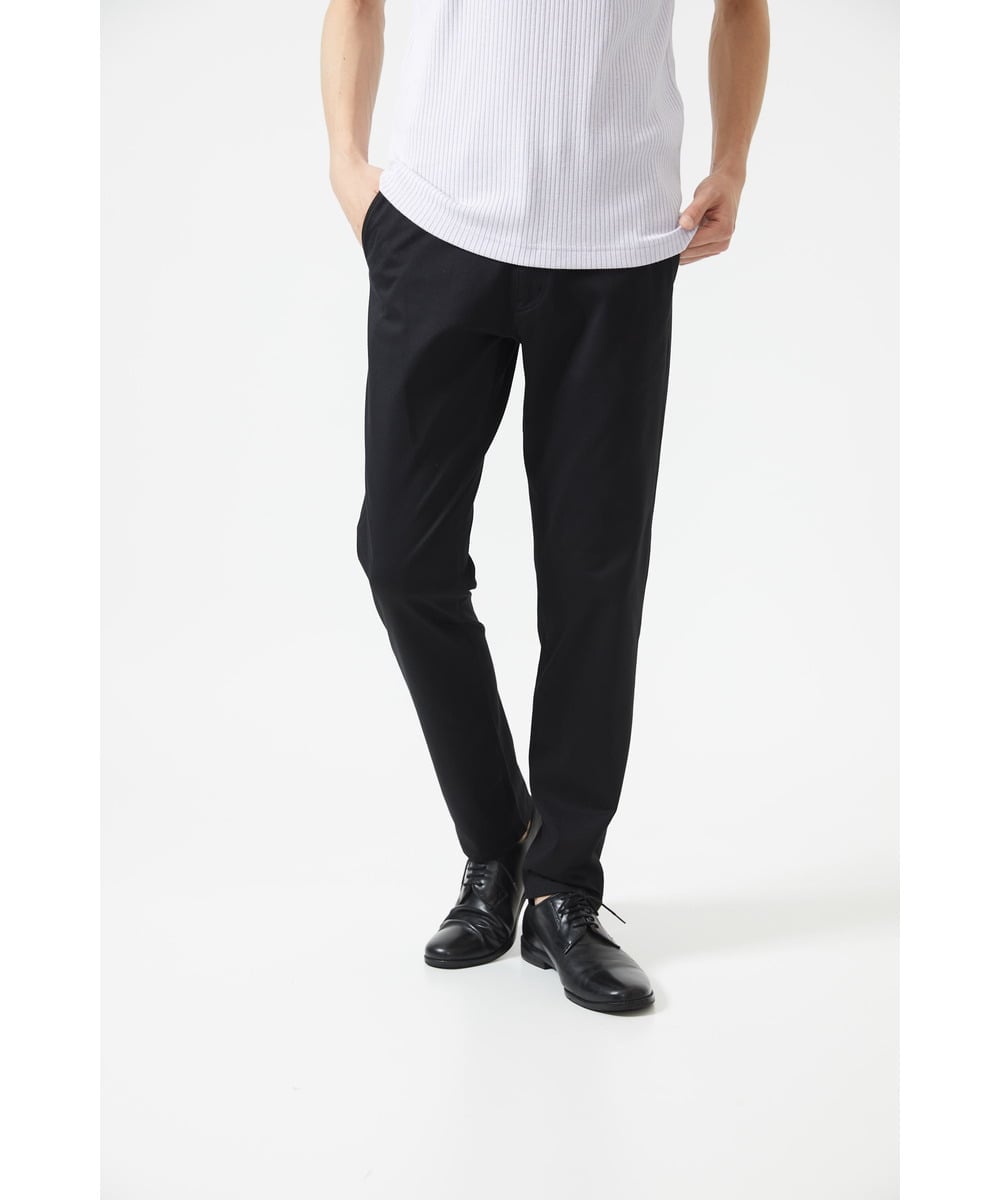 MKLGA51150 MK MICHEL KLEIN HOMME(MKミッシェルクランオム) 【４サイズ／洗える／日本製生地】シルキーモクロディスラックス ブラック