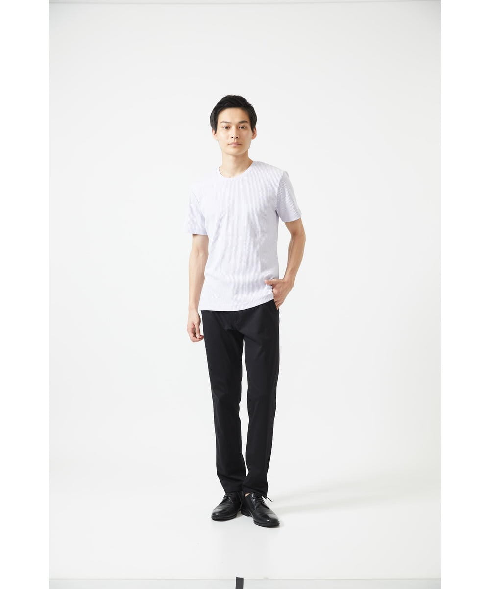 MKLGA51150 MK MICHEL KLEIN HOMME(MKミッシェルクランオム) 【４サイズ／洗える／日本製生地】シルキーモクロディスラックス ブラック