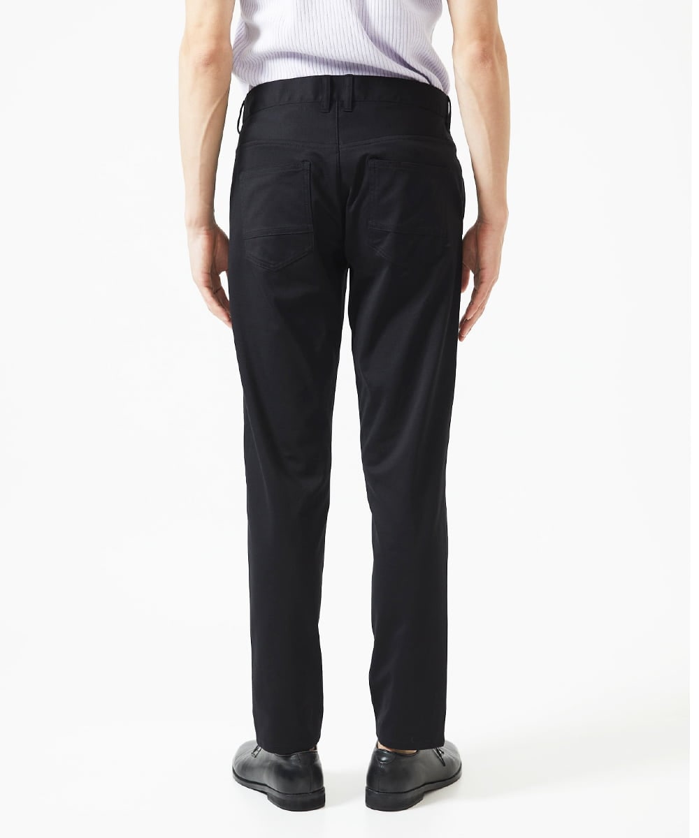 MKLGA51150 MK MICHEL KLEIN HOMME(MKミッシェルクランオム) 【４サイズ／洗える／日本製生地】シルキーモクロディスラックス ブラック