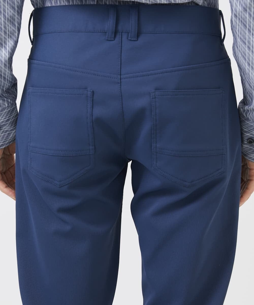 MKLGA56140 MK MICHEL KLEIN HOMME(MKミッシェルクランオム) 【残りわずか/秋春着用可能】RE;NAPES® ピケストレッチパンツ ブルー