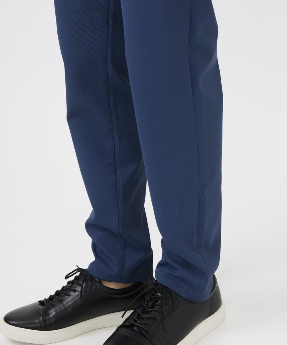 MKLGA56140 MK MICHEL KLEIN HOMME(MKミッシェルクランオム) 【残りわずか/秋春着用可能】RE;NAPES® ピケストレッチパンツ ブルー