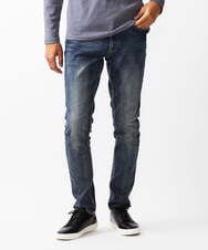 MKLGC12130 MK MICHEL KLEIN HOMME(MKミッシェルクランオム) 【ストレッチ】ベーシックデニムパンツ ネイビー