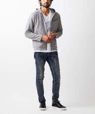 MKLGC12130 MK MICHEL KLEIN HOMME(MKミッシェルクランオム) 【ストレッチ】ベーシックデニムパンツ ネイビー