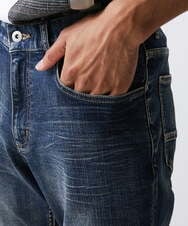 MKLGC12130 MK MICHEL KLEIN HOMME(MKミッシェルクランオム) 【ストレッチ】ベーシックデニムパンツ ネイビー