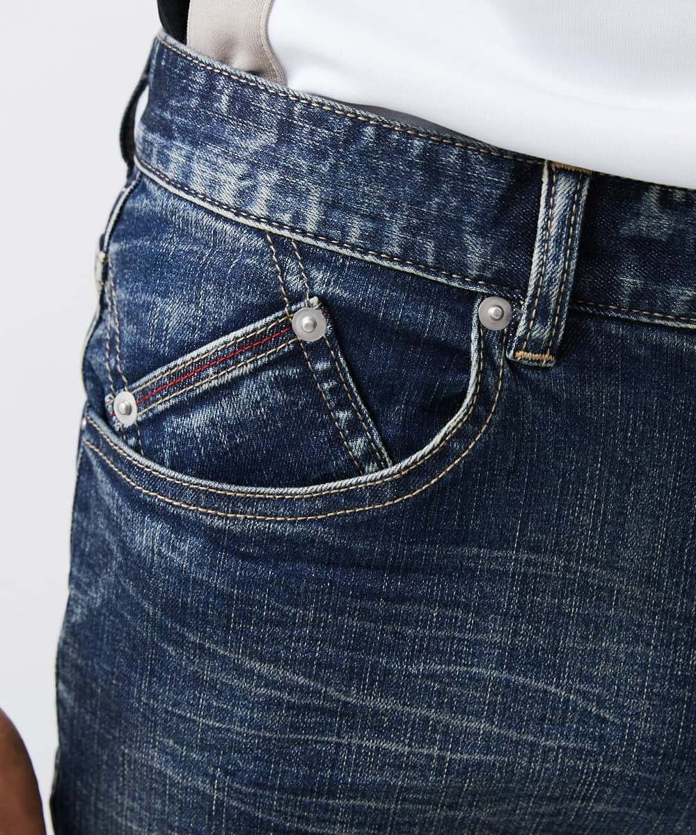 MKLGC12130 MK MICHEL KLEIN HOMME(MKミッシェルクランオム) 【ストレッチ】ベーシックデニムパンツ ネイビー