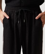 MKLGC84090 MK MICHEL KLEIN HOMME(MKミッシェルクランオム) サイドラインスラックス ブラック
