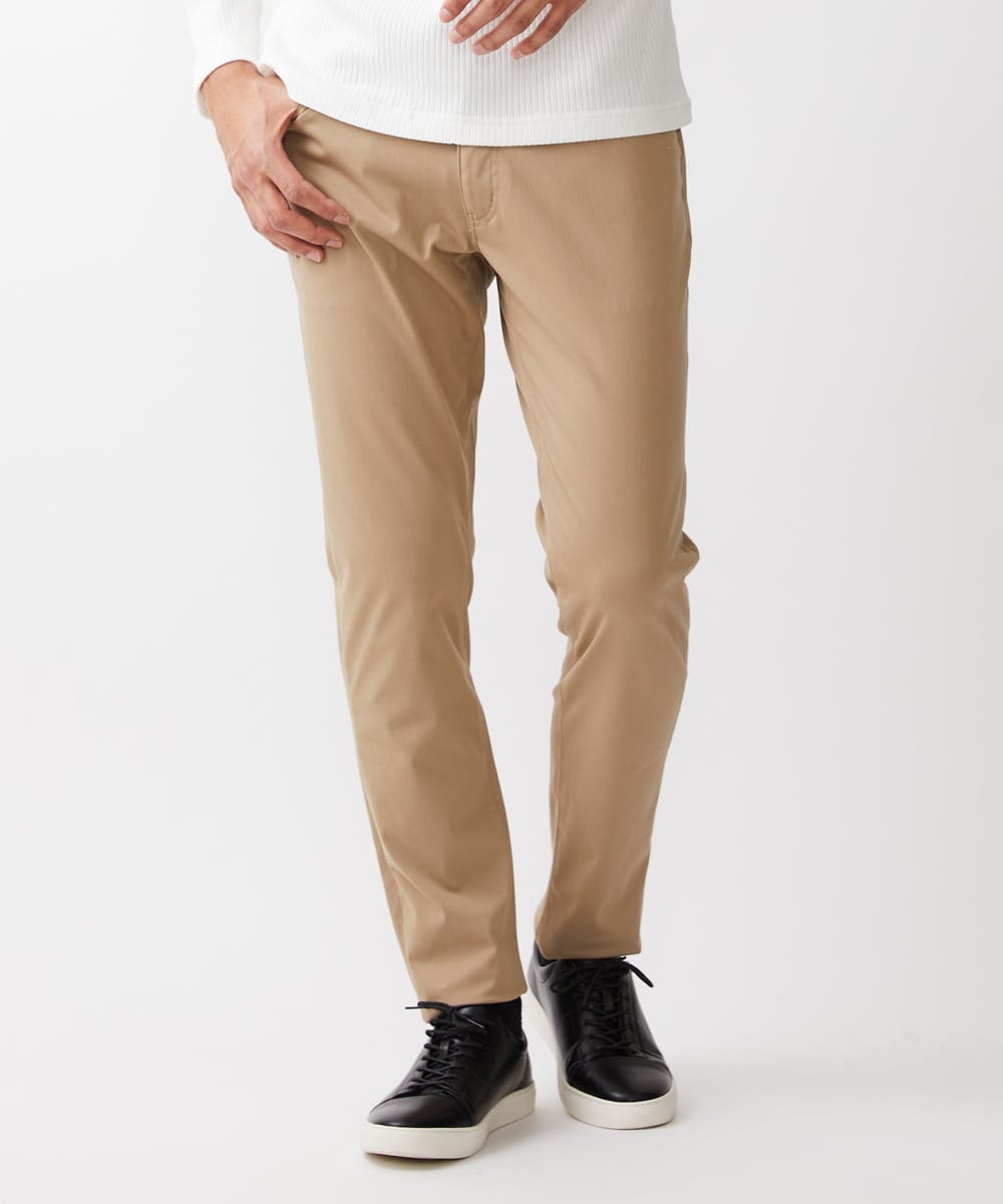 MKLGX04090 MK MICHEL KLEIN HOMME(MKミッシェルクランオム) 【全5サイズ展開】ベーシックストレッチパンツ ベージュ(83)