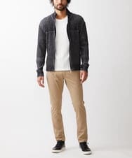 MKLGX04090 MK MICHEL KLEIN HOMME(MKミッシェルクランオム) 【全5サイズ展開】ベーシックストレッチパンツ ベージュ(83)