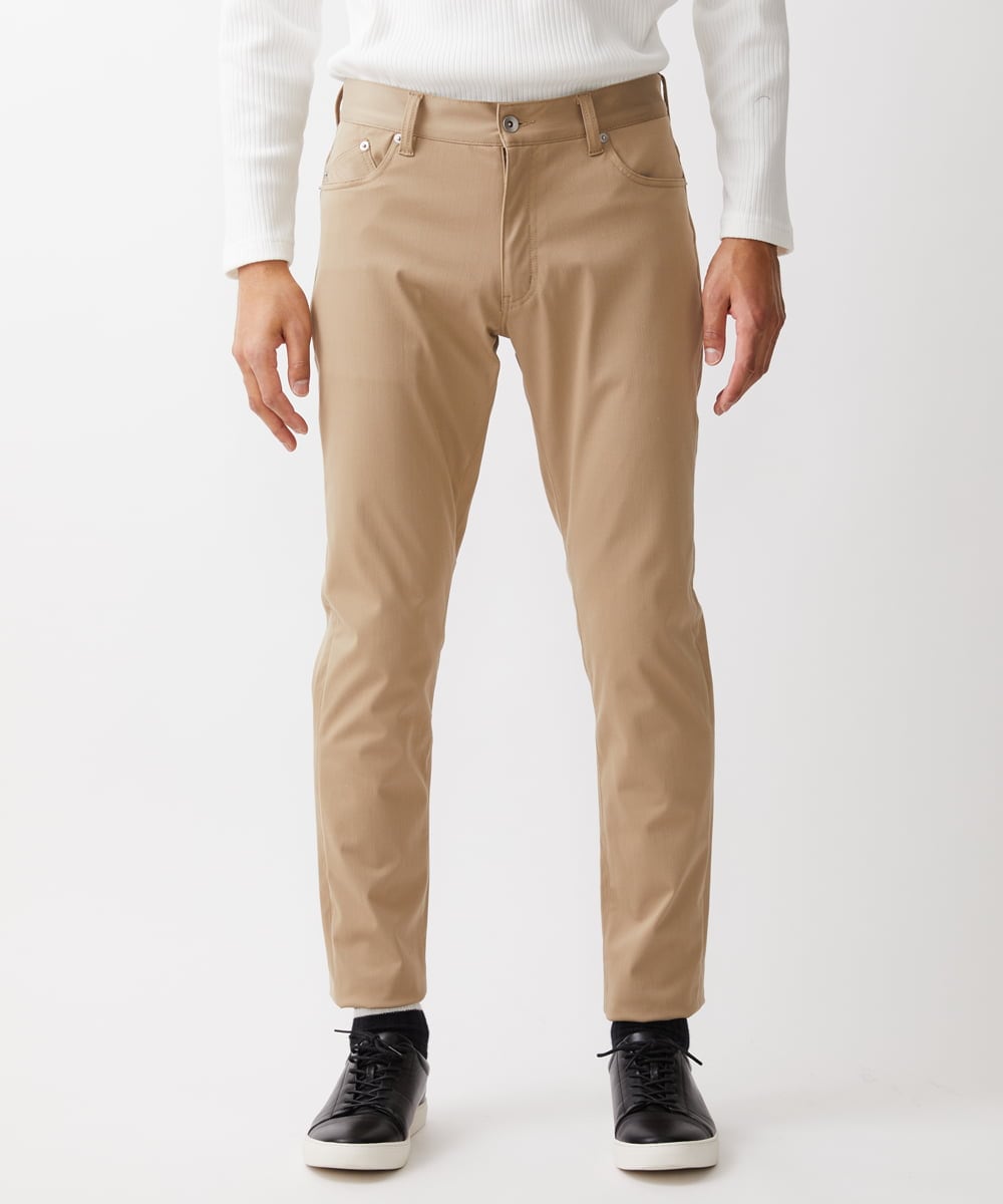 MKLGX04090 MK MICHEL KLEIN HOMME(MKミッシェルクランオム) 【全5サイズ展開】ベーシックストレッチパンツ ベージュ(83)