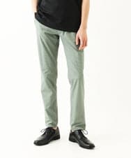 MKLHC01090 MK MICHEL KLEIN HOMME(MKミッシェルクランオム) 【洗える / ストレッチ素材】サッカーストライプパンツ カーキ