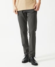 MKLHC01090 MK MICHEL KLEIN HOMME(MKミッシェルクランオム) 【洗える / ストレッチ素材】サッカーストライプパンツ ダークグレー