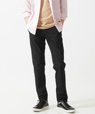 MKLHC01090 MK MICHEL KLEIN HOMME(MKミッシェルクランオム) 【洗える / ストレッチ素材】サッカーストライプパンツ ブラック