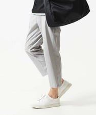 MKLHC08090 MK MICHEL KLEIN HOMME(MKミッシェルクランオム) 【洗える / クロップド丈】サッカーストライプ パンツ グレー