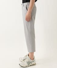 MKLHC08090 MK MICHEL KLEIN HOMME(MKミッシェルクランオム) 【洗える / クロップド丈】サッカーストライプ パンツ グレー