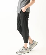 MKLHC08090 MK MICHEL KLEIN HOMME(MKミッシェルクランオム) 【洗える / クロップド丈】サッカーストライプ パンツ ブラック