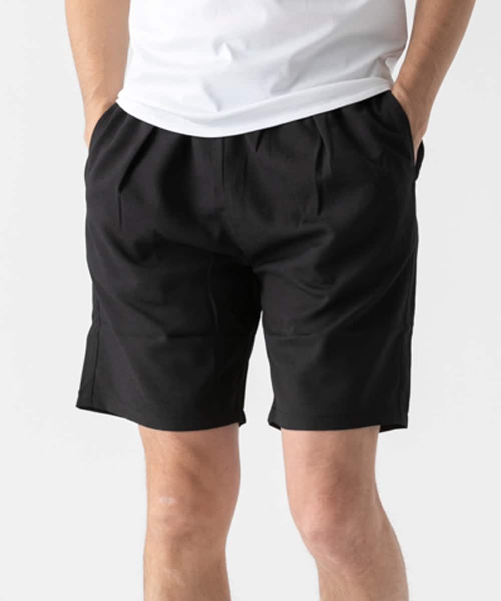 MKLHC83080 MK MICHEL KLEIN HOMME(MKミッシェルクランオム) 【膝上丈/洗える/ウエストゴム】ショーツ ブラック